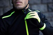 Zimowe rękawiczki na rower Rogelli CORE II czarny-fluor - 4