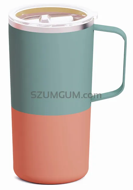 Kubek termiczny Asobu Tower z powłoką ceramiczną 590ml - pastel green