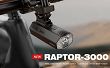 Lampa przednia Gaciron RAPTOR 3000 Ultra High Lumen 10000 MAH - 3
