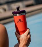 Stanley kubek The IceFlow Flip Straw Tumbler 0,89L - Tigerlily - 5