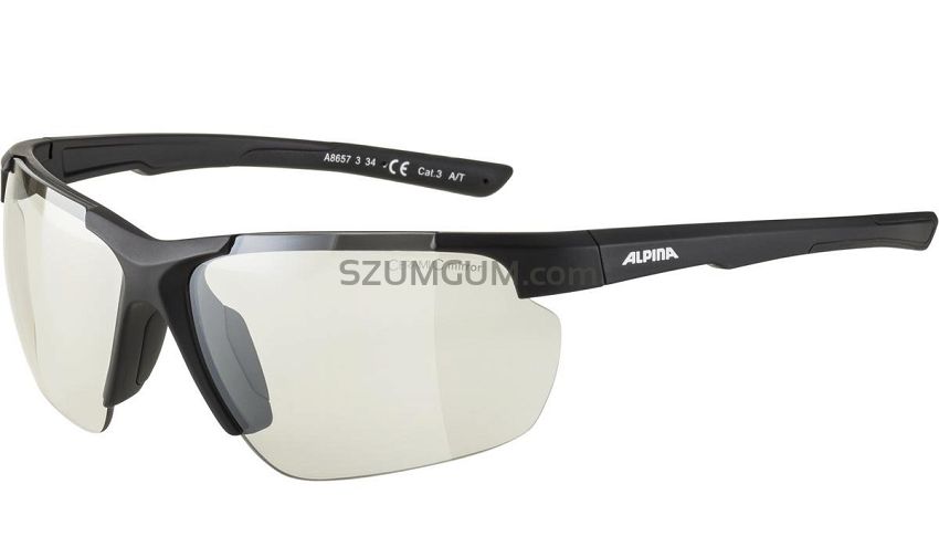 Okulary Alpina DEFEY HR , kolor BLACK MATT szkło CLEAR - przeżroczyste