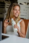 Butelka na wodę Stanley All Day Slim 0,6L - Cream - 6