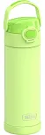 Thermos FUNtainer 470 ml - Termos dla dzieci z nakrętką nawadniającą - neonowo limonkowy - 4