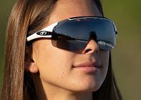 Okulary TIFOSI SLEDGE LITE matte white (3szkła Smoke, AC Red, Clear) - 3