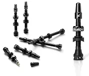 Zestaw wentyli SV/FV (Presta) RideNow Tubeless Valve - 45 | 65 | 85 | 110mm - czarne - 2