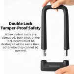 Zapięcie rowerowe Rockbros RKS626 U-lock - 6