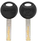 Zapięcie składane na kluczyk Trelock FS 380 X-Press AirTag - 85cm - 16