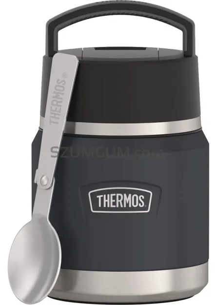 Termos obiadowy z łyżką Thermos Icon 355 ml - granit