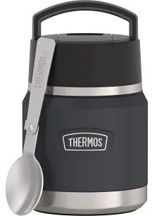Termos obiadowy z łyżką Thermos Icon 355 ml - granit