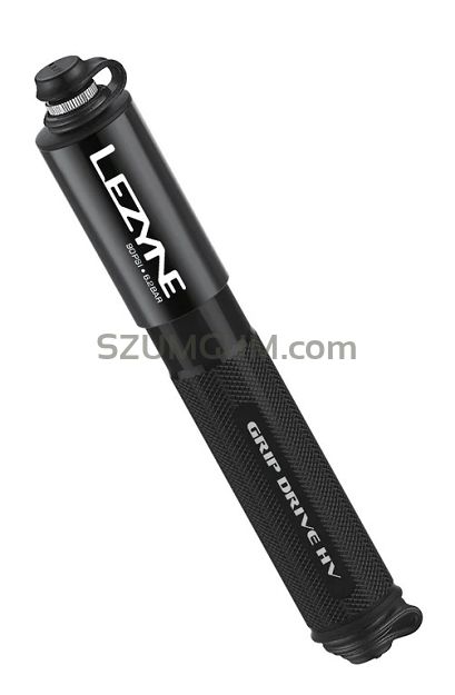 Pompka ręczna LEZYNE GRIP DRIVE HV Black -  90psi | 6.2 bar