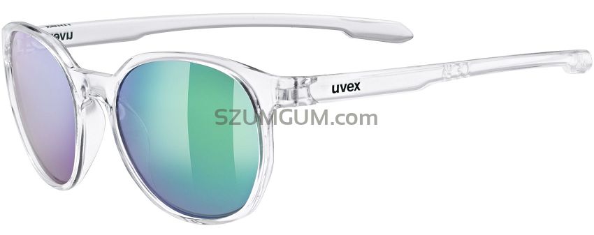 Okulary UVEX LGL 54 - clear / mirror green
