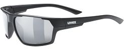 Okulary polaryzacyjne UVEX Sportstyle 233 Polavision - black matt / litemirror silver