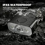 Lampka przednia Rockbros QC1200 - black - 5