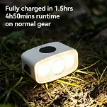 Lampka przednia Rockbros QC1200 - black - 6