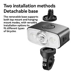 Lampka przednia Rockbros QC1200 - black - 9