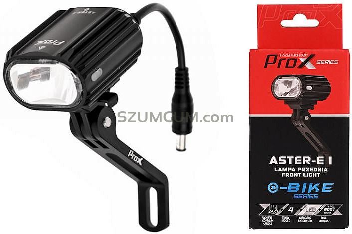 Lampka przednia Prox ASTER I E-BIKE 900 Lm