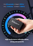 RideNow R1 – kompaktowa pompka elektryczna do roweru USB-C - 6