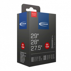 Dętka rowerowa  Schwalbe EXTRALIGHT SV19A - 27,5," 28", 29" i 700c  x 40/62mm