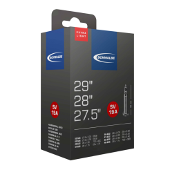Dętka rowerowa  Schwalbe EXTRALIGHT SV19A - 27,5," 28", 29" i 700c  x 40/62mm