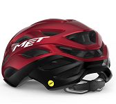 Kask Met Estro MIPS - Czerwony Red Black Metallic - 2