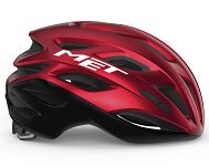 Kask Met Estro MIPS - Czerwony Red Black Metallic - 3