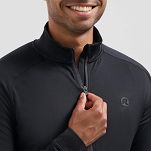 Bluza / koszulka rowerowa z długim rękawem Rogelli ESSENTIAL DWR II  - czarna - 5
