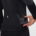 Bluza / koszulka rowerowa z długim rękawem Rogelli ESSENTIAL DWR II  - czarna - 7