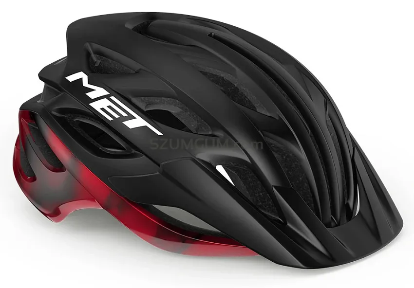 Kask MET Veleno MIPS - black red matt glossy
