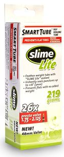 Slime Smart tube lite - Super lekka dętka z uszczelniaczem-zawór presta 26'" x 1.75-2.125