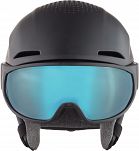 Kask zimowy, narciarski i snowboardowy Alpina ORO QV MIPS - Black matt (ice blue) - 2