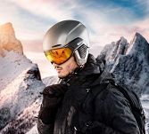 Kask zimowy, narciarski i snowboardowy Alpina ORO QV MIPS - Black matt (ice blue) - 3