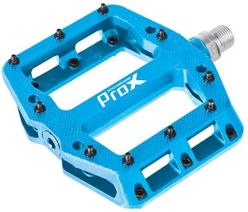 Pedały ProX Base Pro 26, nylonowe, piny, oś Cr-Mo, niebieskie
