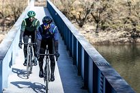 Ultralekka kurtka rowerowa Rogelli INFINITE bez ocieplenia, niebieska XL - 7