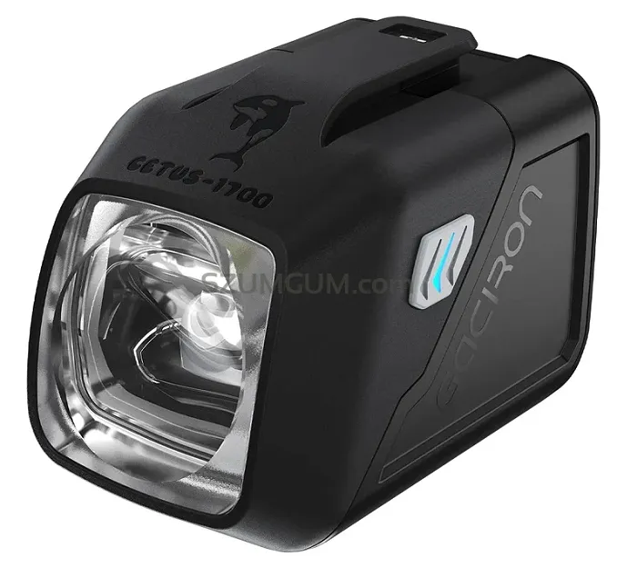 Gaciron CETUS-1700 – lampka rowerowa, montaż pod licznik (standard GoPro) - czarna
