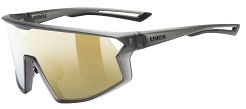 Okulary sportowe UVEX Skyryse - smoke matt / mirror gold