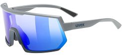 Okulary sportowe UVEX Sportstyle 235 - rhino deep space matt / mirror blue