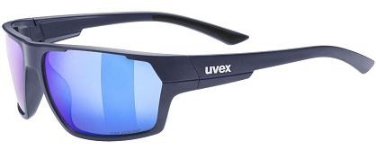 Okulary polaryzacyjne UVEX Sportstyle 233 Polavision - deep space matt / mirror blue