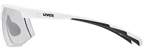 Okulary Uvex Aerios V - white / mirror variomatic® smoke - 3