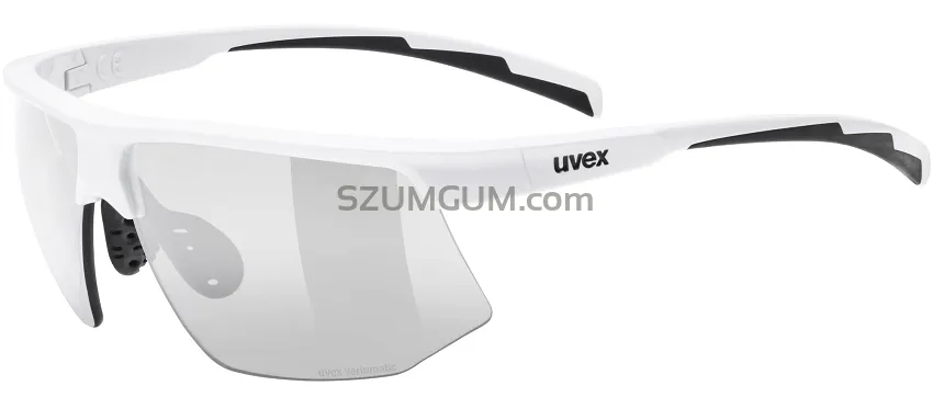 Okulary Uvex Aerios V - white / mirror variomatic® smoke