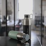 Butelka termiczna Elite Mia Thermo 550ml / srebrno-zielona - 5
