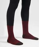 Ciepłe zimowe skarpetki z owczej wełny Rogelli Merino WOOL, 2-pack - bordo/brąz - 5