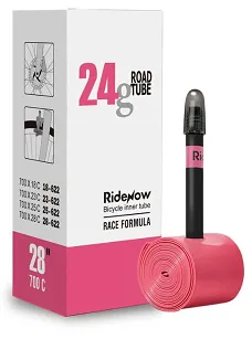 Dętka RideNow TPU 700x18-28 SV (Presta) – Wentyle 45/65/85 mm – Super Light, 24 g