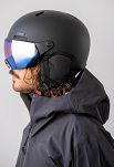 Kask zimowy  narciarski i snowboardowy Lapina ARBER 2 VISOR Q-LITE - black - 6