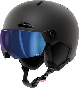 Kask zimowy  narciarski i snowboardowy Lapina ARBER 2 VISOR Q-LITE - black