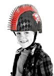 Kask dziecięcy juniorski RASKULLZ SKULL HAWK  (50-54 cm) - 4