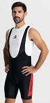 Spodenki na rower Rogelli TYRO II czarno-czerwone - 4