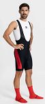 Spodenki na rower Rogelli TYRO II czarno-czerwone - 6