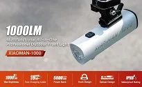 Lampka przednia Gaciron Multi Xiaoman 1000 black - 16