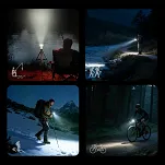 Lampka przednia Gaciron Multi Xiaoman 1000 black - 15