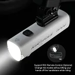 Lampka przednia Gaciron Multi Xiaoman 1000 black - 10